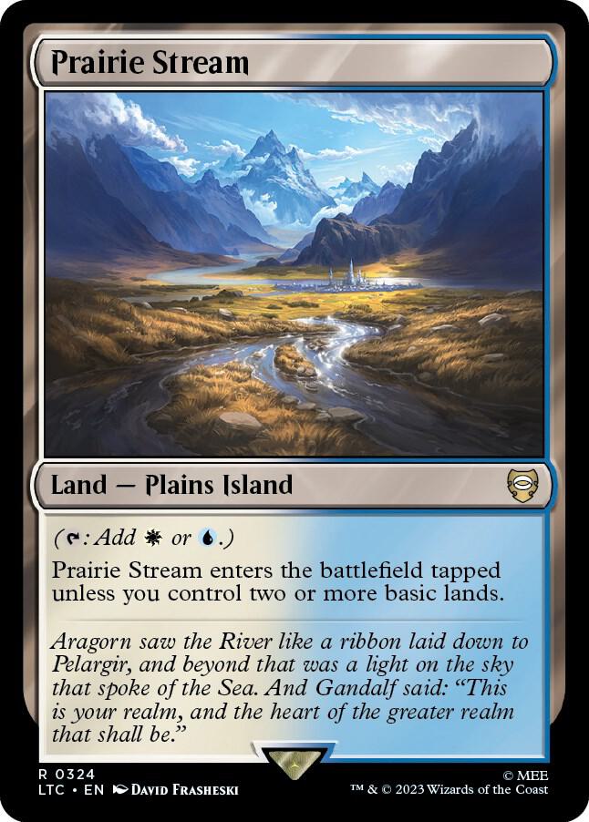 Prairie Stream 324 (Commander: The Lord of the Rings: Tales of Middle-earth)  | Good Games Adelaide SA