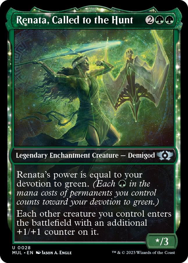 Renata, Called to the Hunt 28 (March of the Machine: Multiverse Legends)  - Showcase Foil | Good Games Adelaide SA