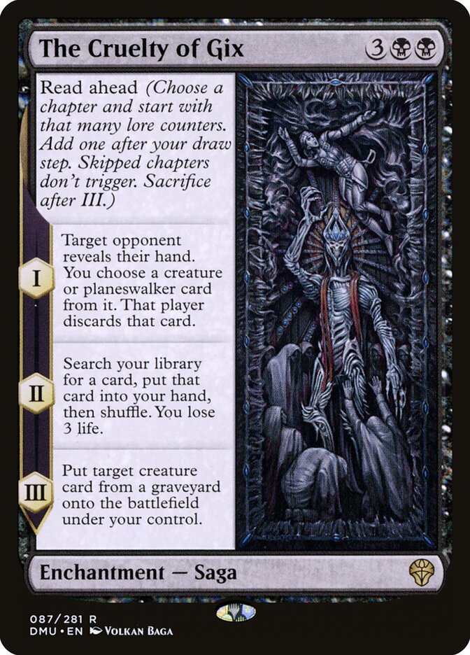 The Cruelty of Gix 87 (Dominaria United)  - Foil | Good Games Adelaide SA