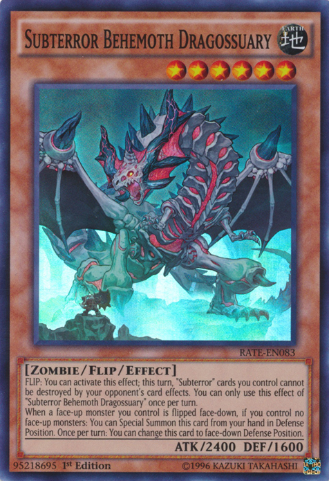 Subterror Behemoth Dragossuary [RATE-EN083] Super Rare | Good Games Adelaide SA