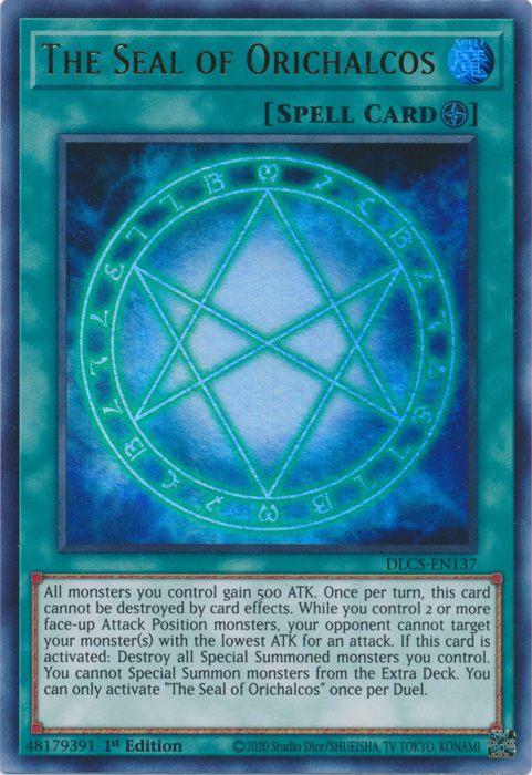 The Seal of Orichalcos [DLCS-EN137] Ultra Rare | Good Games Adelaide SA
