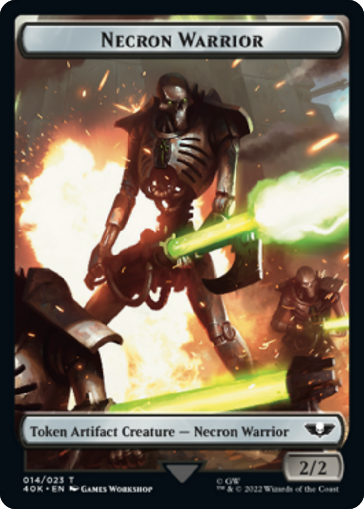 Necron Warrior // Insect [Universes Beyond: Warhammer 40,000 Tokens] | Good Games Adelaide SA