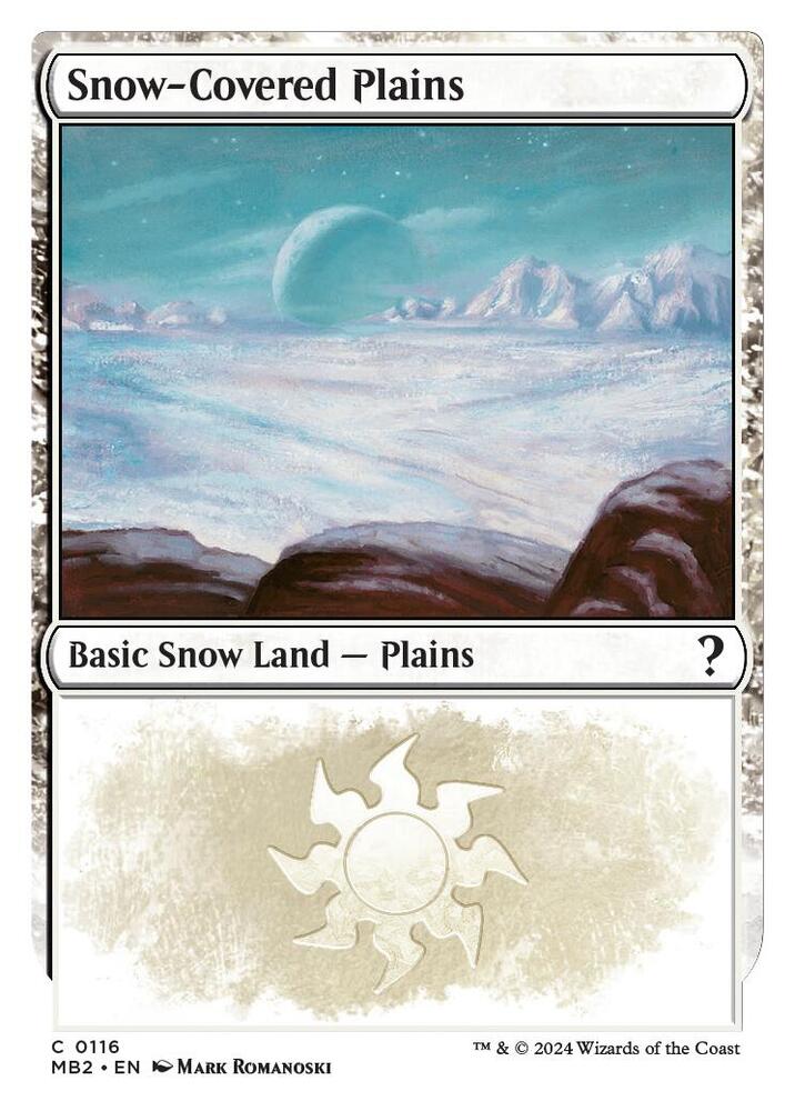 Snow-Covered Plains 116 (Mystery Booster 2)  | Good Games Adelaide SA