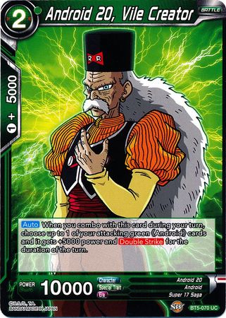 Android 20, Vile Creator (BT5-070) [Miraculous Revival] | Good Games Adelaide SA