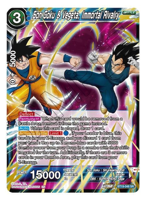 Son Goku & Vegeta, Immortal Rivalry (BT19-048) [Fighter's Ambition] | Good Games Adelaide SA