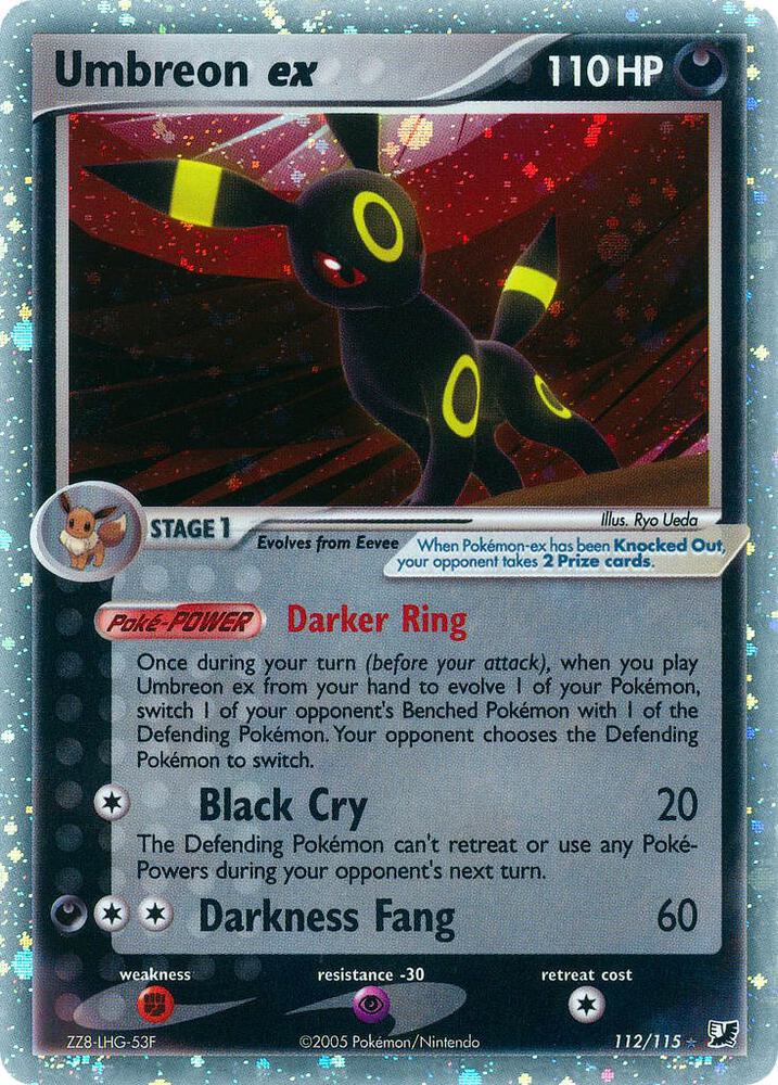 Umbreon ex 112/115 (Unseen Forces)  - Holofoil | Good Games Adelaide SA