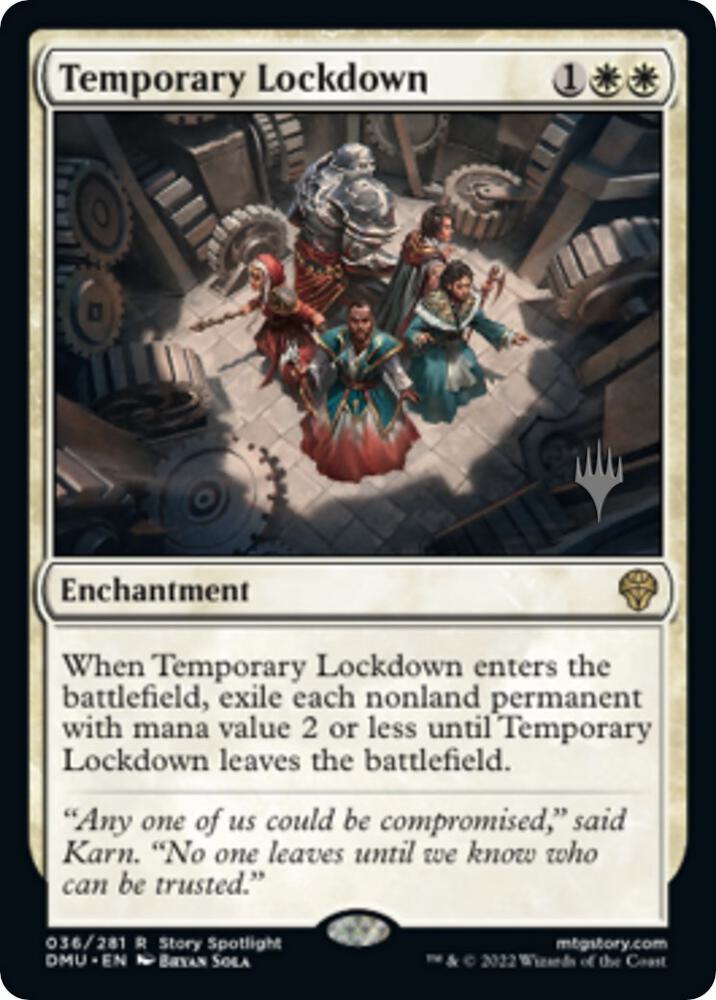 Temporary Lockdown 36 (Promo Pack: Dominaria United)  - Foil | Good Games Adelaide SA