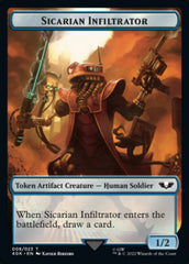 Soldier (003) // Sicarian Infiltrator Double-sided Token [Universes Beyond: Warhammer 40,000 Tokens] | Good Games Adelaide SA