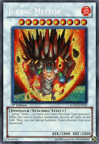 Jurrac Meteor [HA04-EN029] Secret Rare | Good Games Adelaide SA