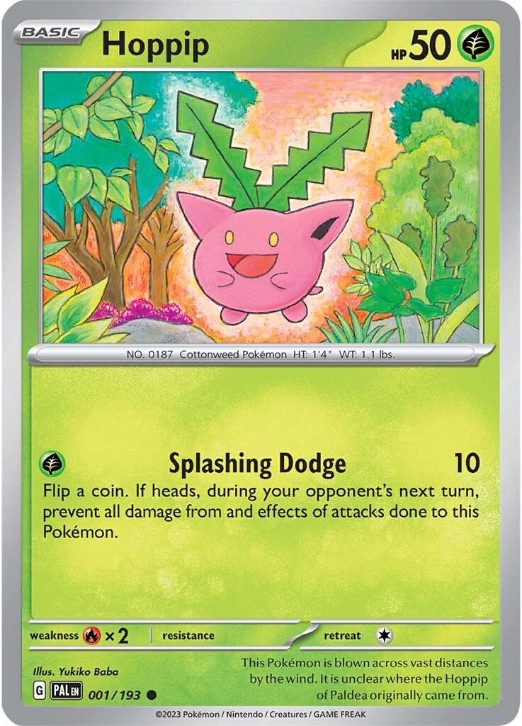 Hoppip (001/193) [Scarlet & Violet: Paldea Evolved] | Good Games Adelaide SA
