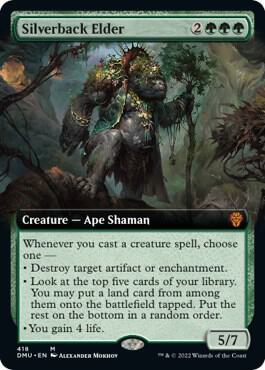 Silverback Elder Extended Art 418 (Dominaria United)  | Good Games Adelaide SA
