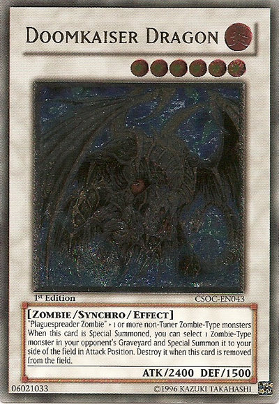 Doomkaiser Dragon (UTR) [CSOC-EN043] Ultimate Rare | Good Games Adelaide SA