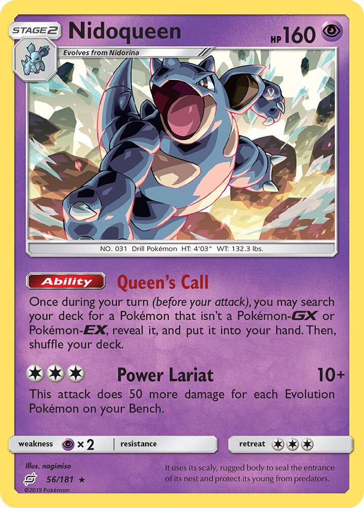 Nidoqueen 56/181 (SM - Team Up)  | Good Games Adelaide SA