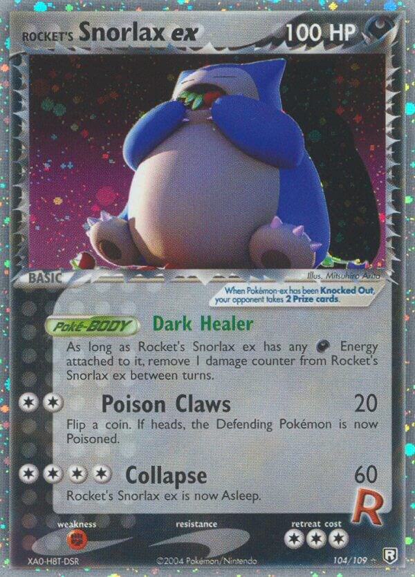 Rockets Snorlax ex 104/109 (Team Rocket Returns)  - Holofoil | Good Games Adelaide SA