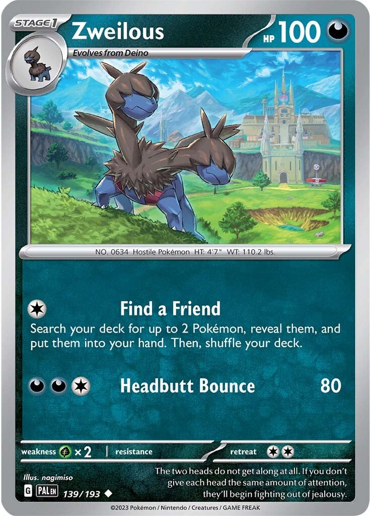Zweilous (139/193) [Scarlet & Violet: Paldea Evolved] | Good Games Adelaide SA