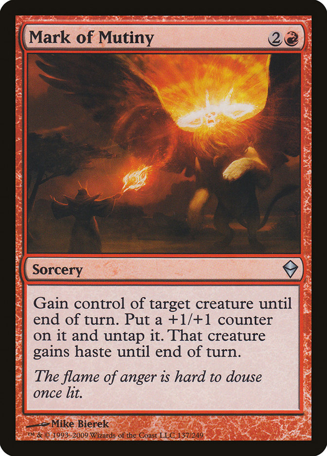 Mark of Mutiny [Zendikar] | Good Games Adelaide SA