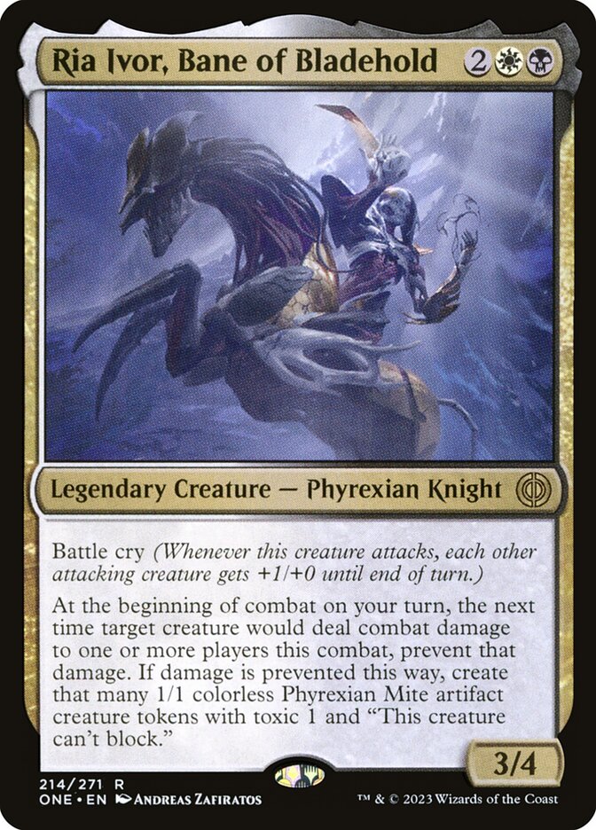 Ria Ivor Bane of Bladehold 214 (Phyrexia: All Will Be One)  | Good Games Adelaide SA