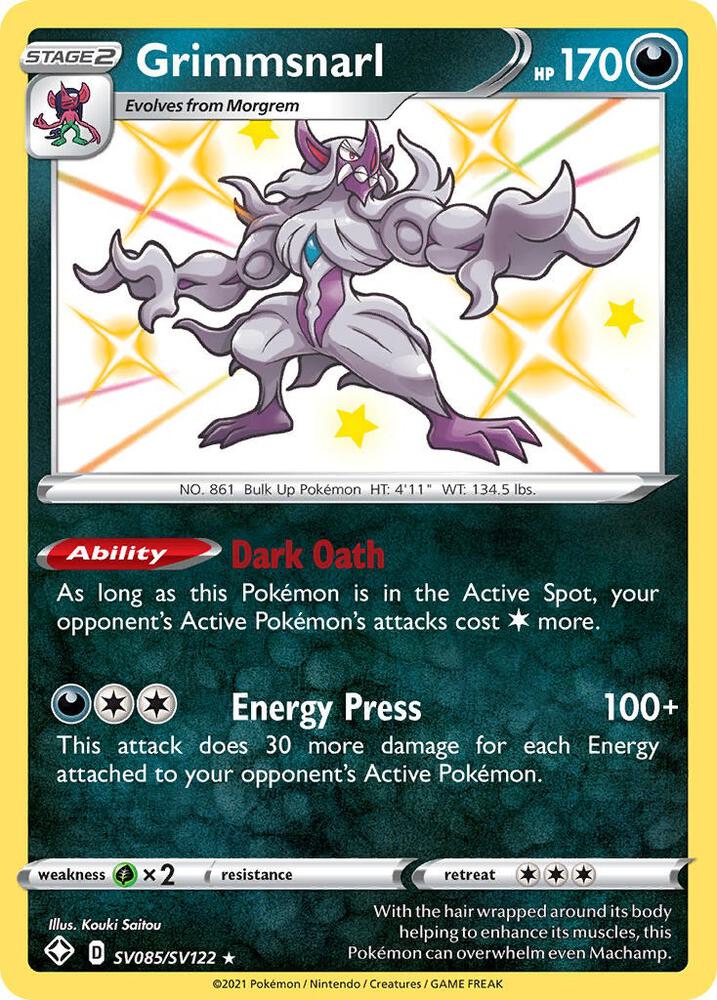 Grimmsnarl SV085/SV122 (Shining Fates: Shiny Vault)  - Holofoil | Good Games Adelaide SA