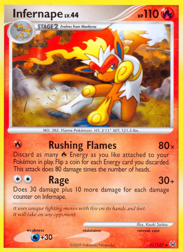 Infernape (31/127) [Platinum: Base Set] | Good Games Adelaide SA
