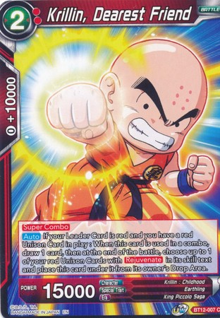 Krillin, Dearest Friend [BT12-007] | Good Games Adelaide SA