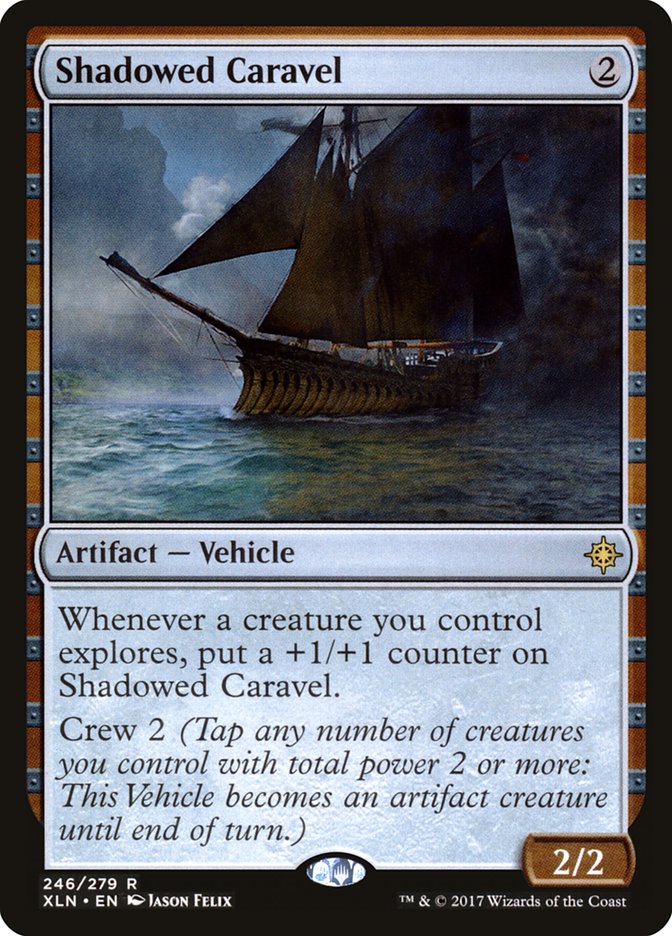 Shadowed Caravel 246 (Ixalan)  - Foil | Good Games Adelaide SA