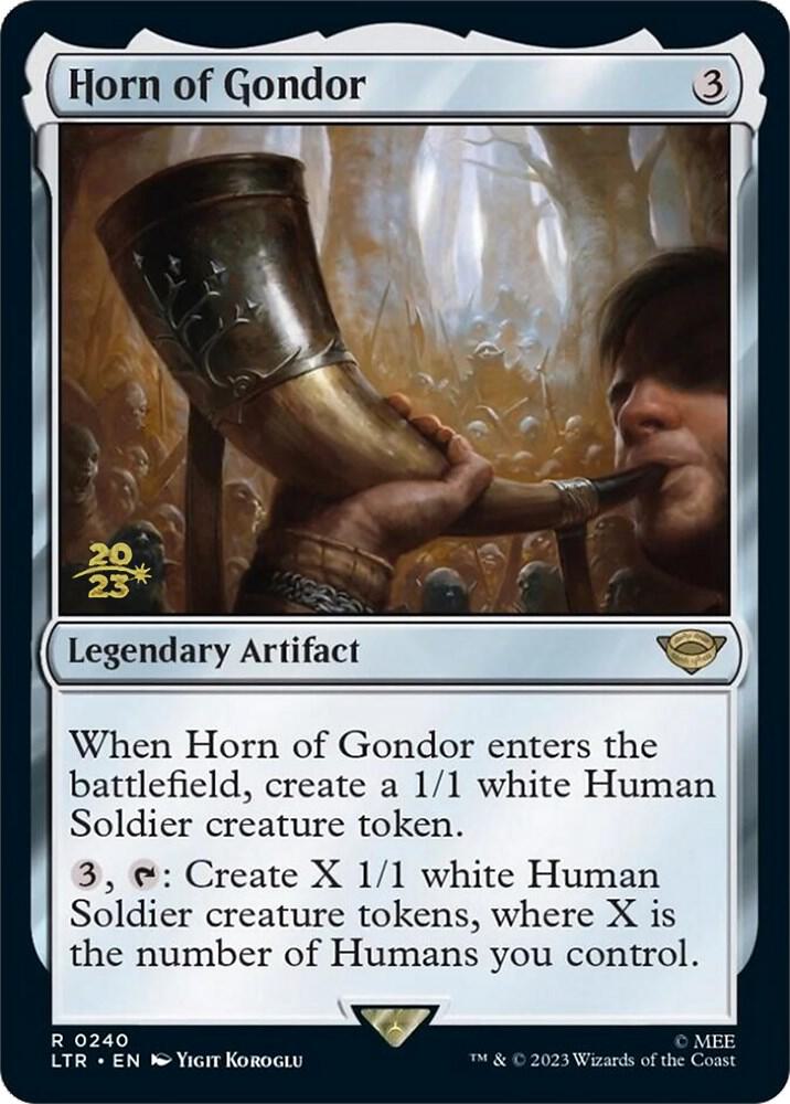 Horn of Gondor 240 (Prerelease Cards)  - Foil | Good Games Adelaide SA