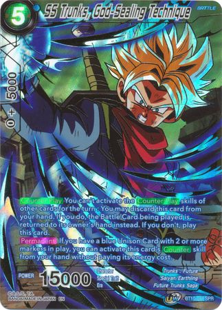SS Trunks, God-Sealing Technique (SPR) (BT10-044) [Rise of the Unison Warrior 2nd Edition] | Good Games Adelaide SA