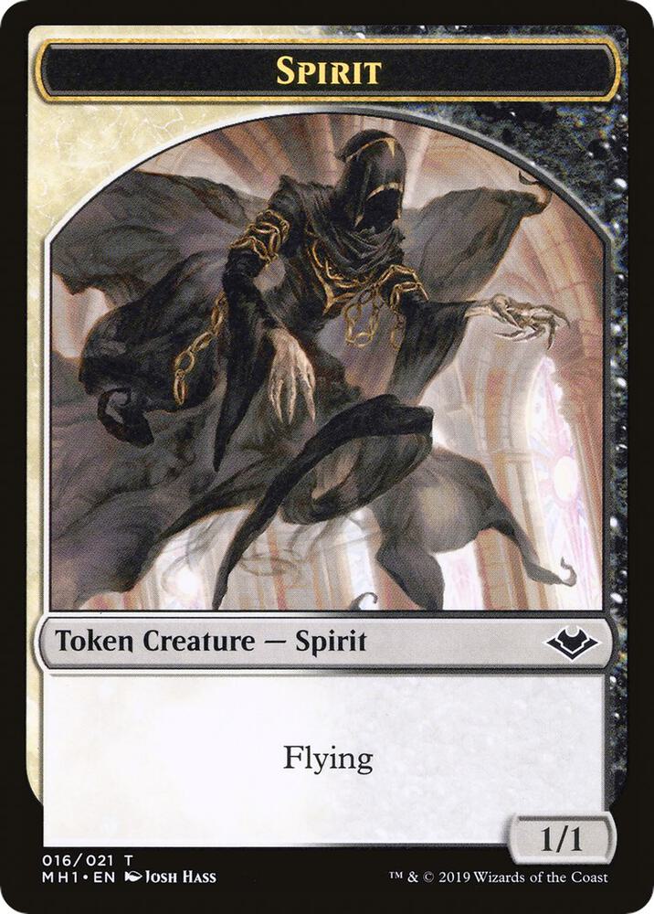 Spirit Golem Double Sided Token 16 // 18 (Modern Horizons)  | Good Games Adelaide SA