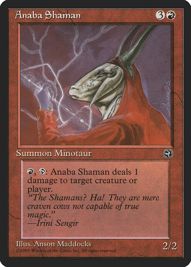 Anaba Shaman (Irini Sengir Flavor Text) [Homelands] | Good Games Adelaide SA