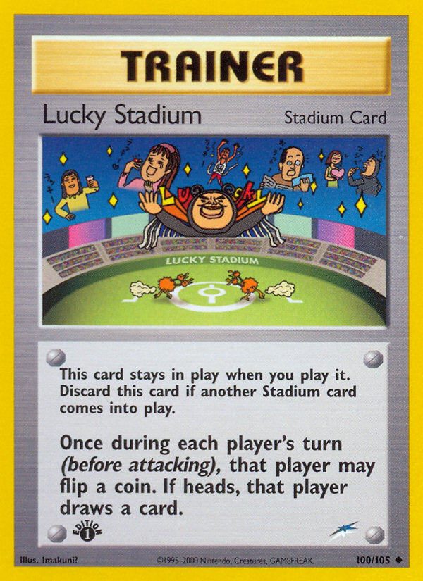 Lucky Stadium (100/105) [Neo Destiny 1st Edition] | Good Games Adelaide SA