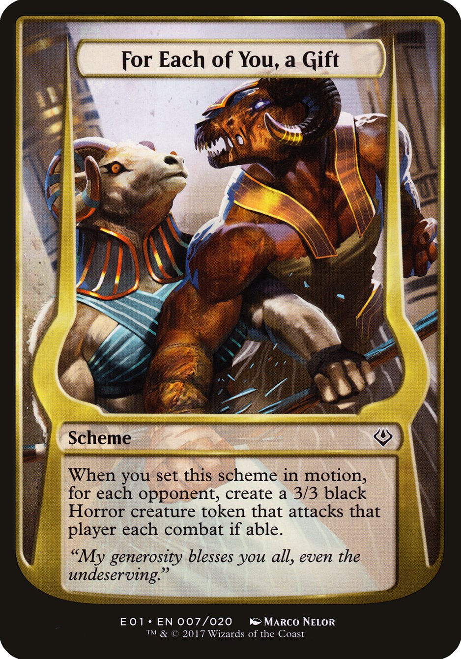 For Each of You, a Gift (Archenemy: Nicol Bolas) [Archenemy: Nicol Bolas Schemes] | Good Games Adelaide SA