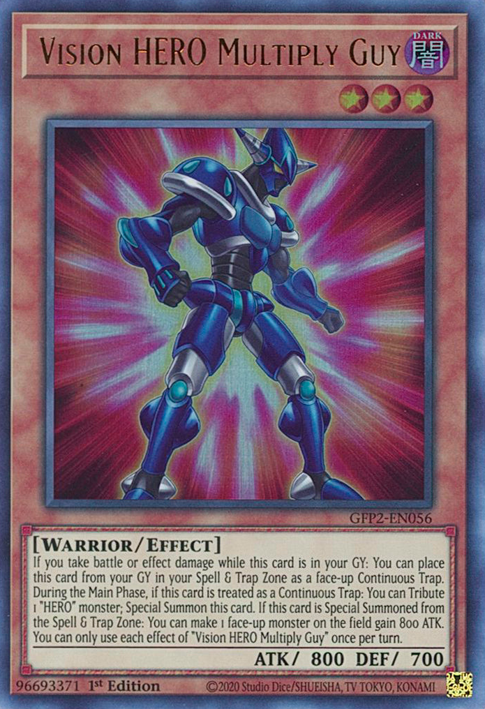 Vision HERO Multiply Guy [GFP2-EN056] Ultra Rare | Good Games Adelaide SA
