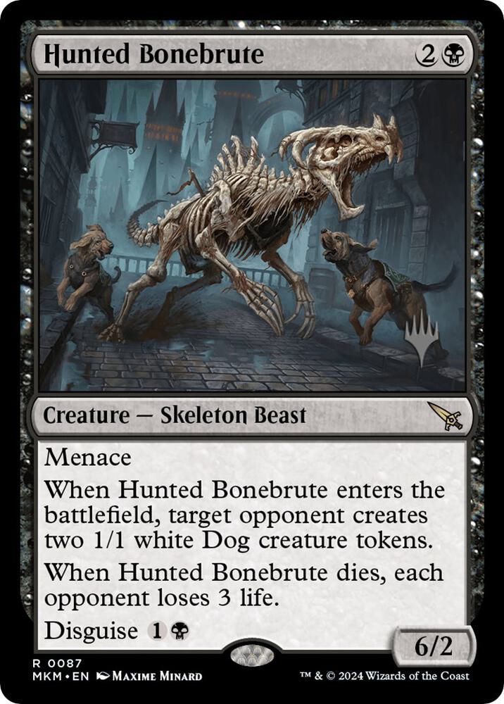 Hunted Bonebrute 87 (Promo Pack: Murders at Karlov Manor)  - Foil | Good Games Adelaide SA