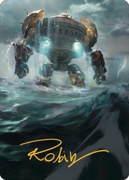 Island Art Card Gold Stamped Signature 49 (Art Series: The Brothers' War)  | Good Games Adelaide SA