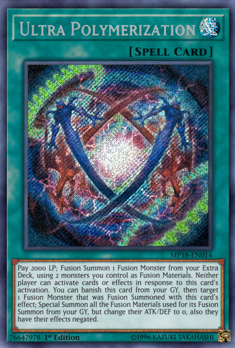 Ultra Polymerization [MP18-EN014] Secret Rare | Good Games Adelaide SA