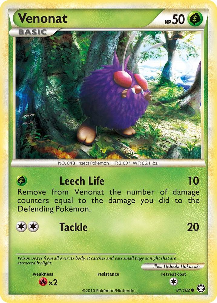 Venonat 81/102 (Triumphant)  - Reverse Holofoil | Good Games Adelaide SA