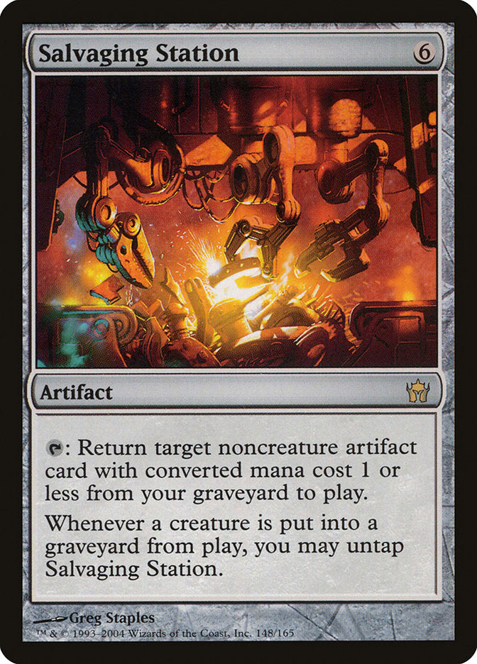 Salvaging Station 148 (Fifth Dawn)  - Foil | Good Games Adelaide SA