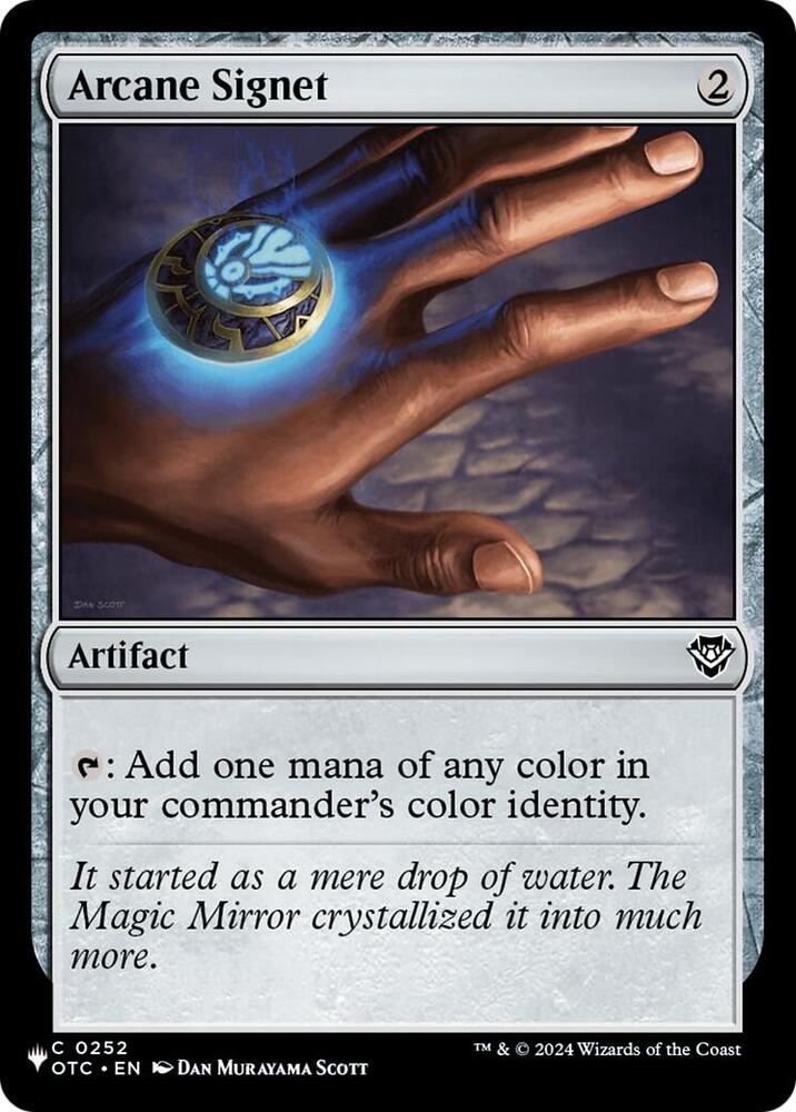 Arcane Signet OTC 252 (The List Reprints)  | Good Games Adelaide SA