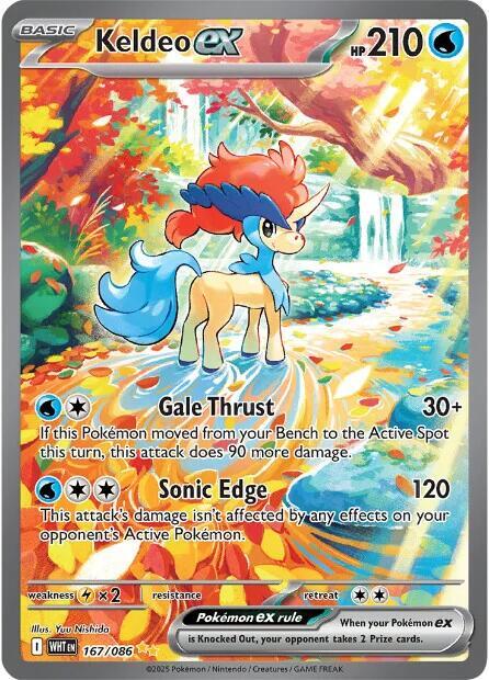 Keldeo ex 167/086 167/086 (SV: White Flare)  - Holofoil | Good Games Adelaide SA