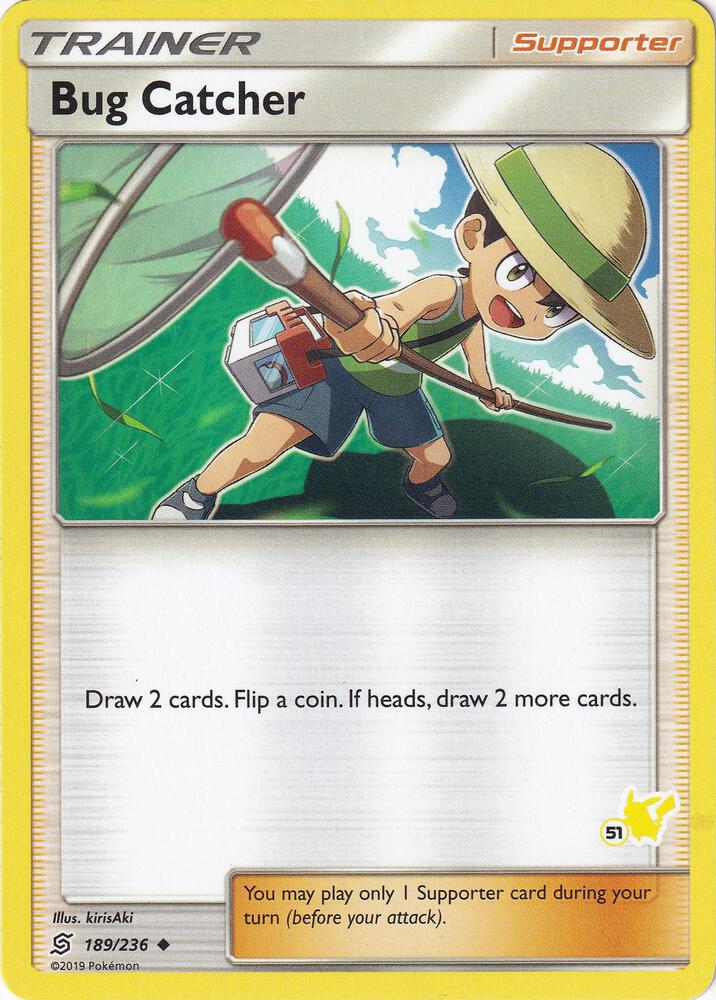 Bug Catcher 189 236 51 Pikachu Stamped 189/236 (Battle Academy)  | Good Games Adelaide SA