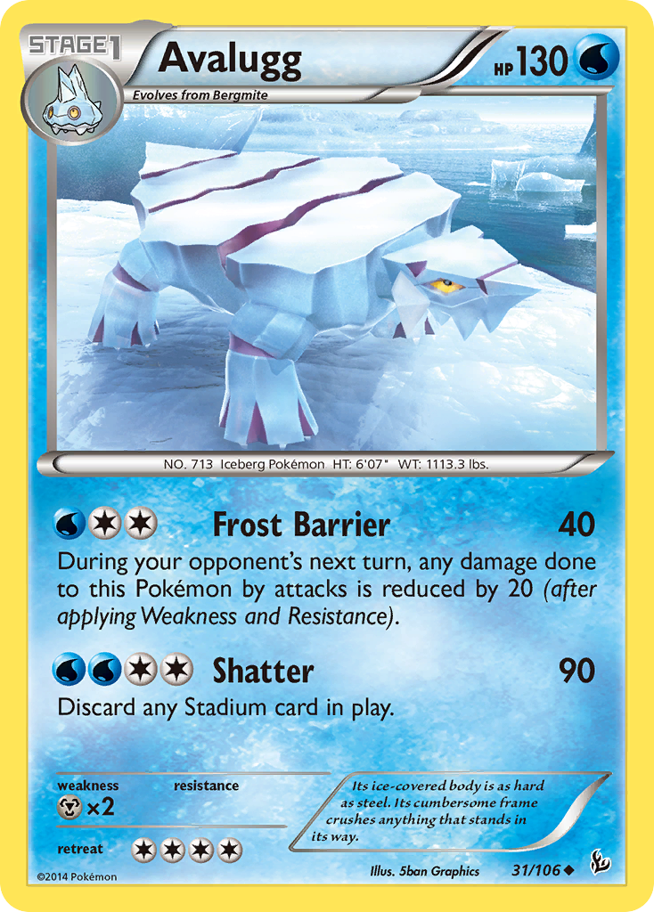 Avalugg (31/106) [XY: Flashfire] | Good Games Adelaide SA