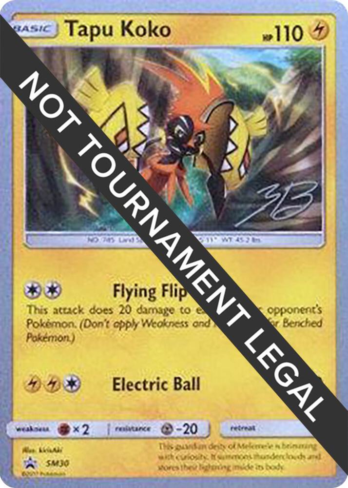 Tapu Koko 2017 Zachary Bokhari SM30 (World Championship Decks)  | Good Games Adelaide SA