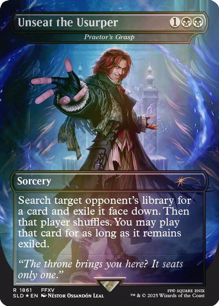 Unseat the Usurper Praetors Grasp Rainbow Foil 1861 (Secret Lair Drop Series)  - Foil | Good Games Adelaide SA