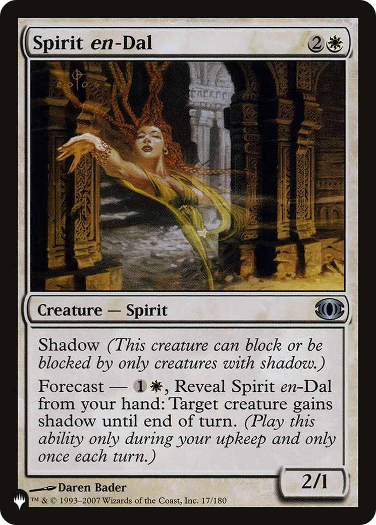 Spirit en-Dal [The List Reprints] | Good Games Adelaide SA