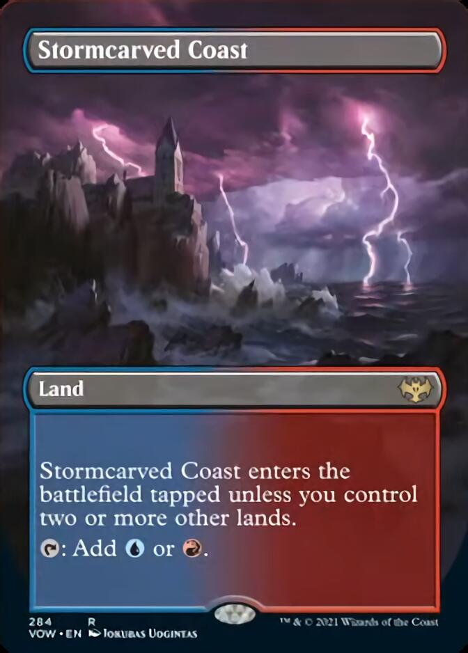 Stormcarved Coast (Borderless) [Innistrad: Crimson Vow] | Good Games Adelaide SA