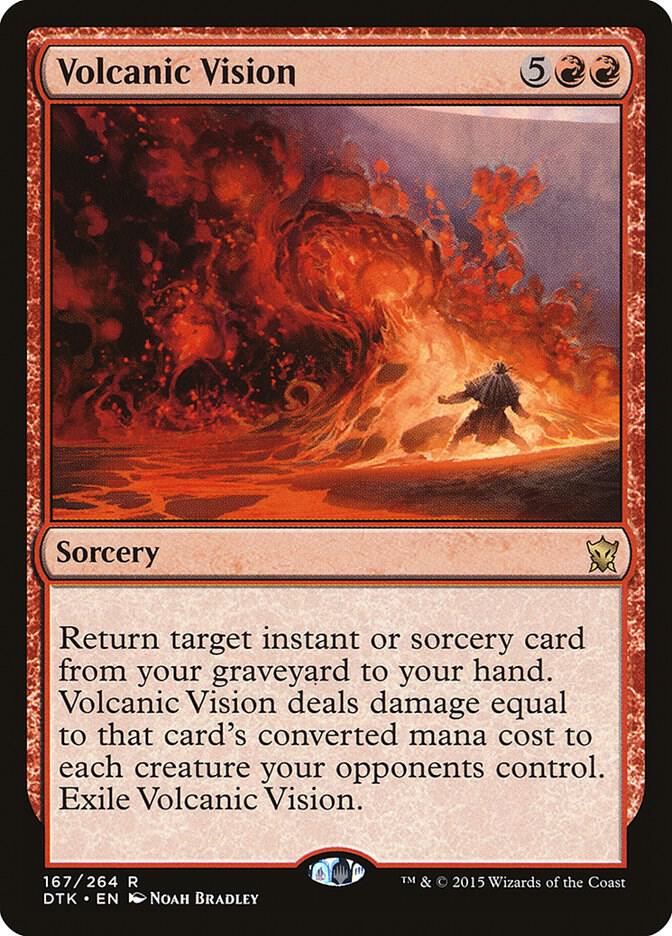 Volcanic Vision 167 (Dragons of Tarkir)  - Foil | Good Games Adelaide SA