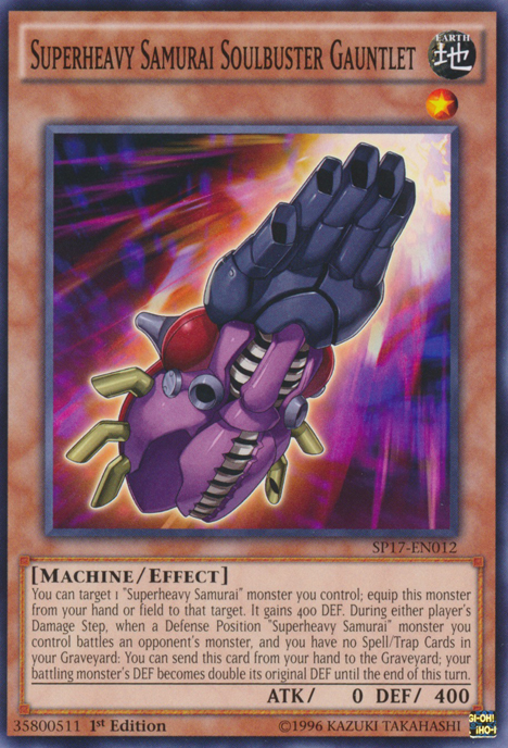 Superheavy Samurai Soulbuster Gauntlet [SP17-EN012] Common | Good Games Adelaide SA