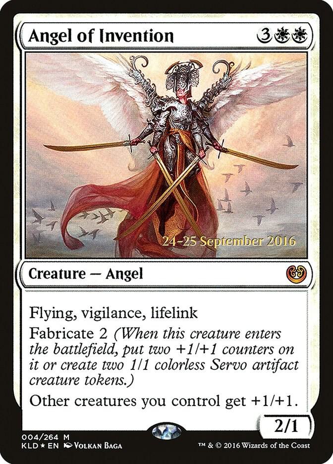 Angel of Invention 4 (Prerelease Cards)  - PreRelease Foil | Good Games Adelaide SA