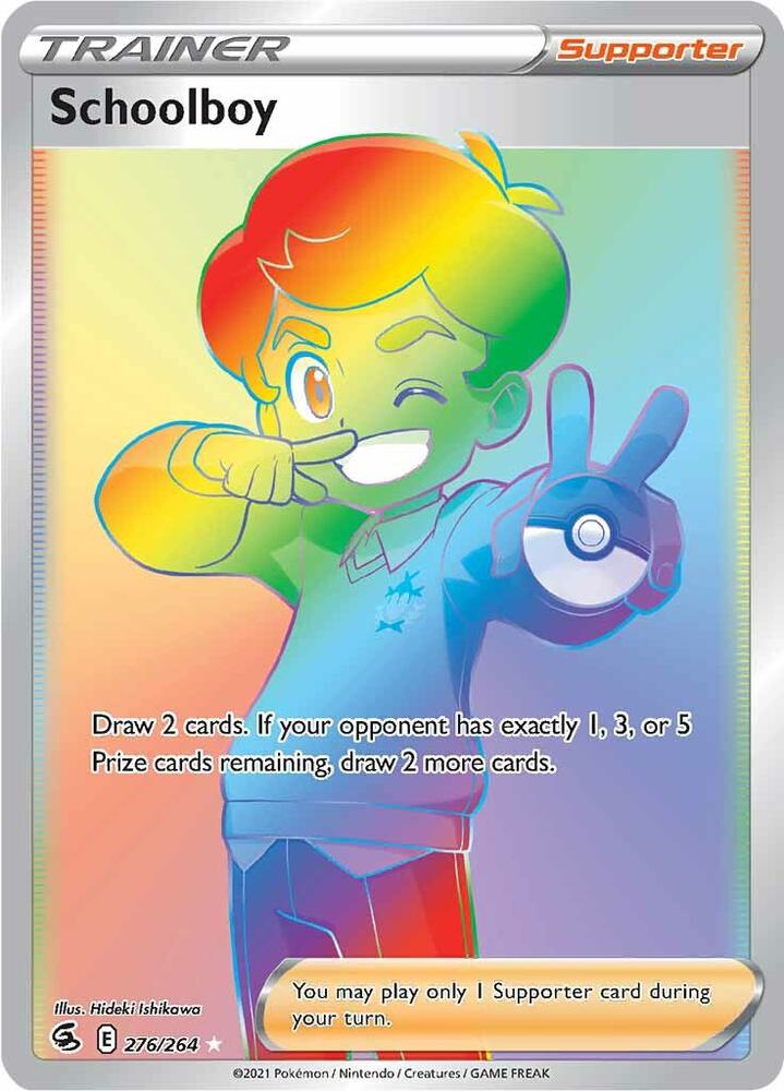 Schoolboy Secret 276/264 (SWSH08: Fusion Strike)  - Holofoil | Good Games Adelaide SA