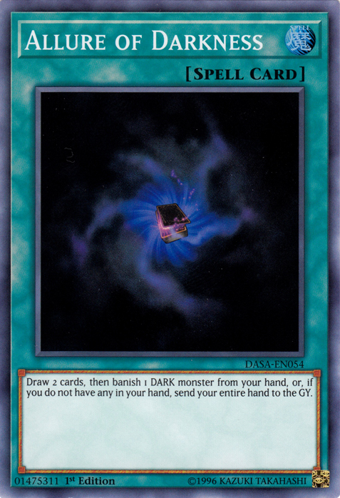 Allure of Darkness [DASA-EN054] Super Rare | Good Games Adelaide SA